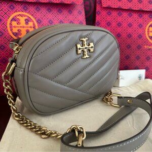 New Tory Burch KIRA CHEVRON CAMERA BAG